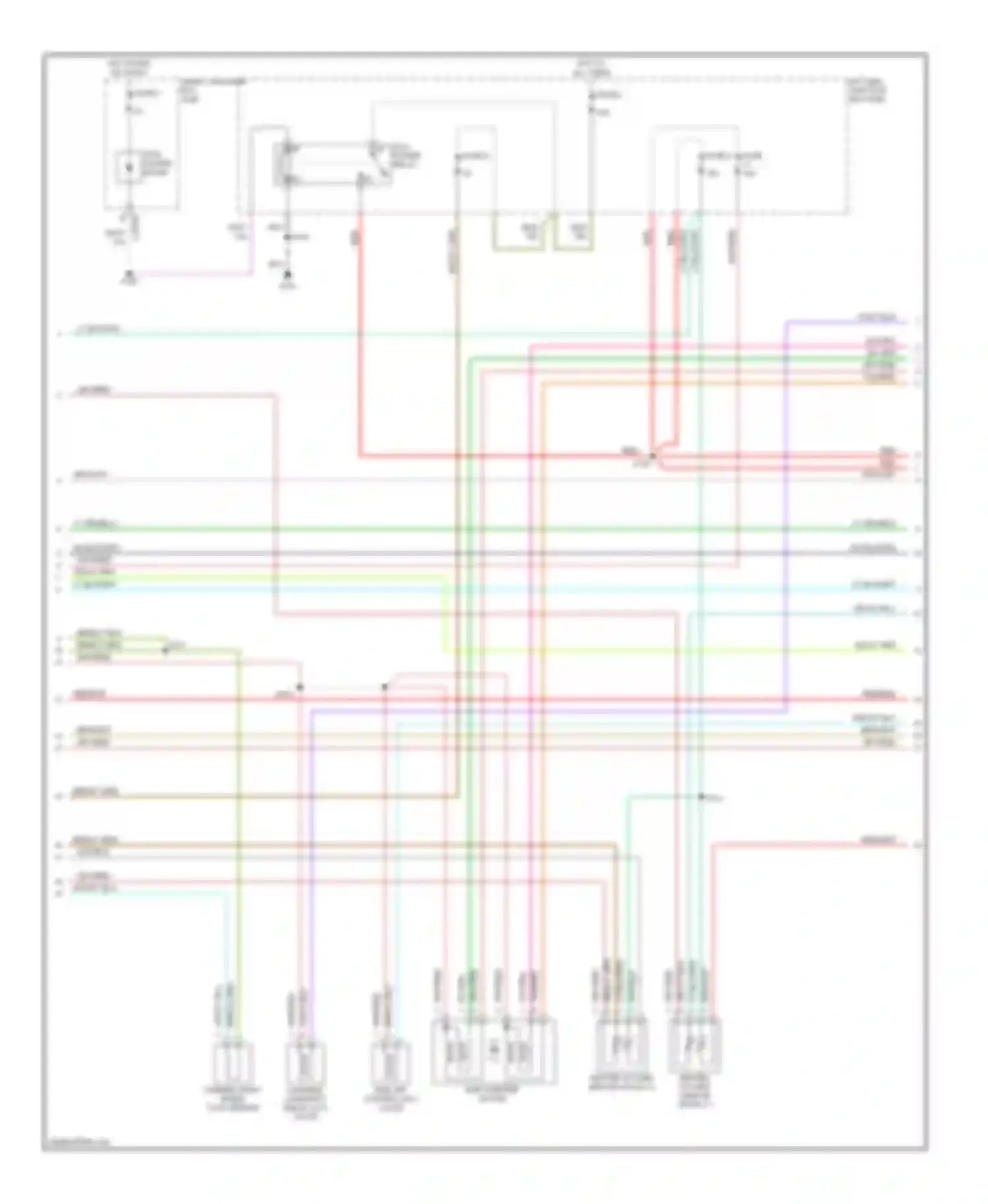 Escape Ford I facelift (2004-2007): Wiring diagram engine performance 2.3l, except hybrid (4 of 5)
