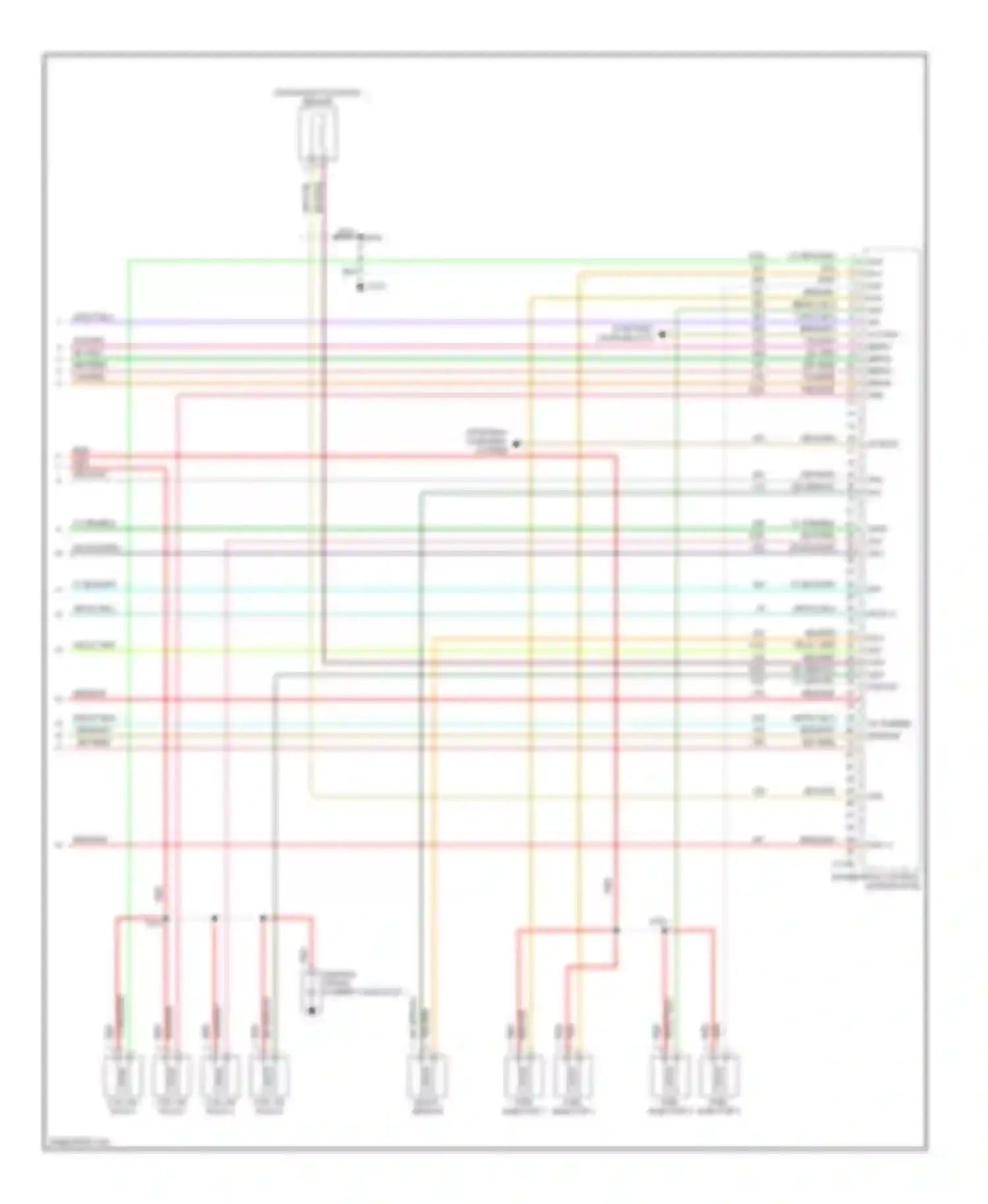 Escape Ford I facelift (2004-2007): Wiring diagram engine performance 2.3l, except hybrid (5 of 5)