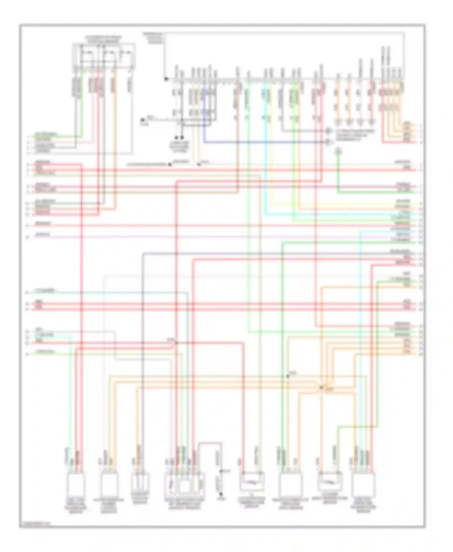 Escape Ford I facelift (2004-2007): Wiring diagram engine performance 2.3l, hybrid (2 of 6)
