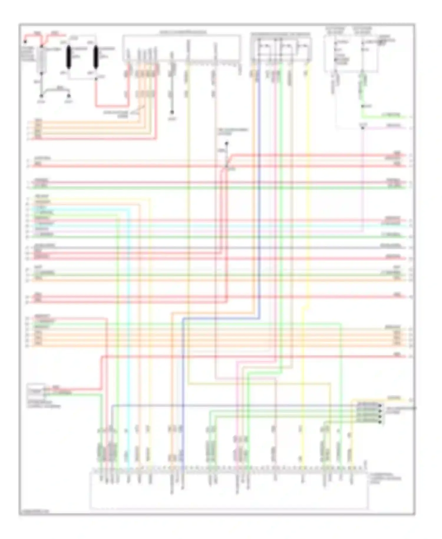 Escape Ford I facelift (2004-2007): Wiring diagram engine performance 2.3l, hybrid (3 of 6)