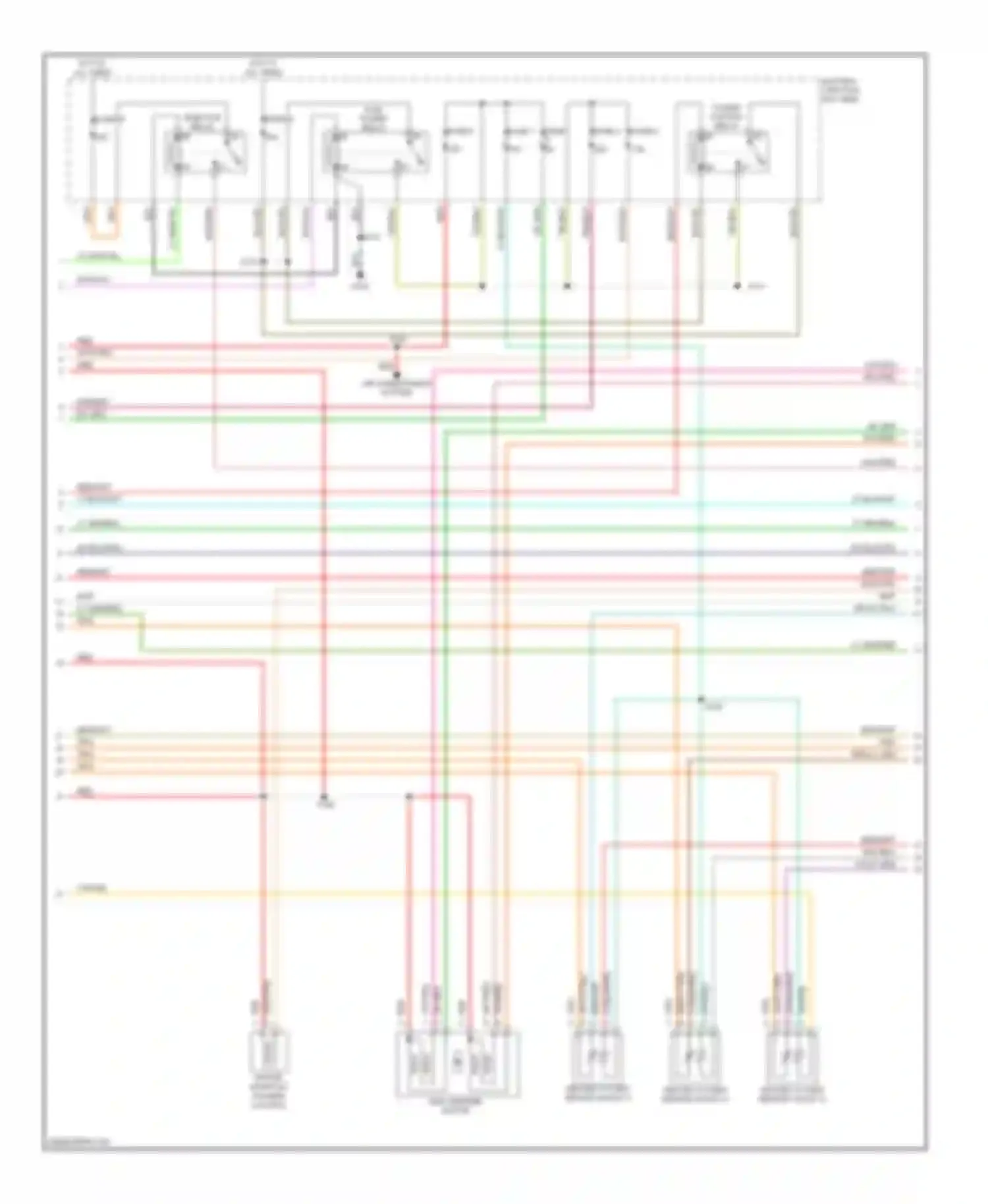 Escape Ford I facelift (2004-2007): Wiring diagram engine performance 2.3l, hybrid (4 of 6)