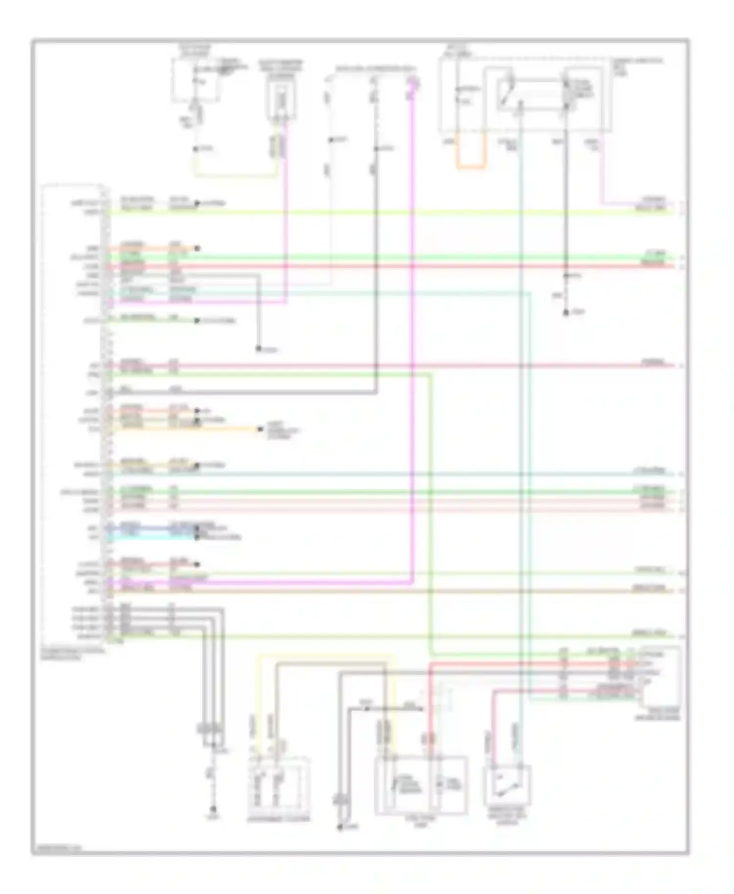 Escape Ford I facelift (2004-2007): Wiring diagram engine performance 3.0l (1 of 5)