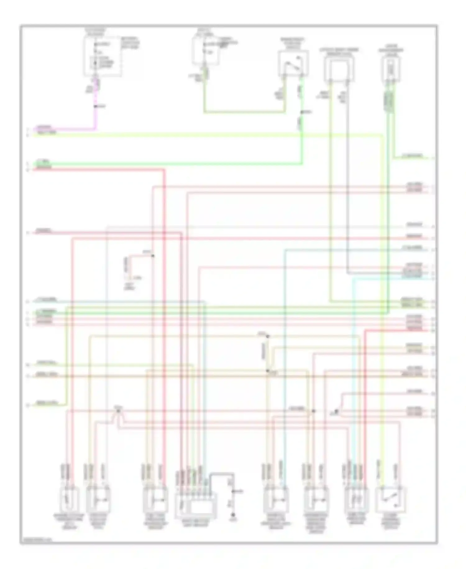 Escape Ford I facelift (2004-2007): Wiring diagram engine performance 3.0l (2 of 5)