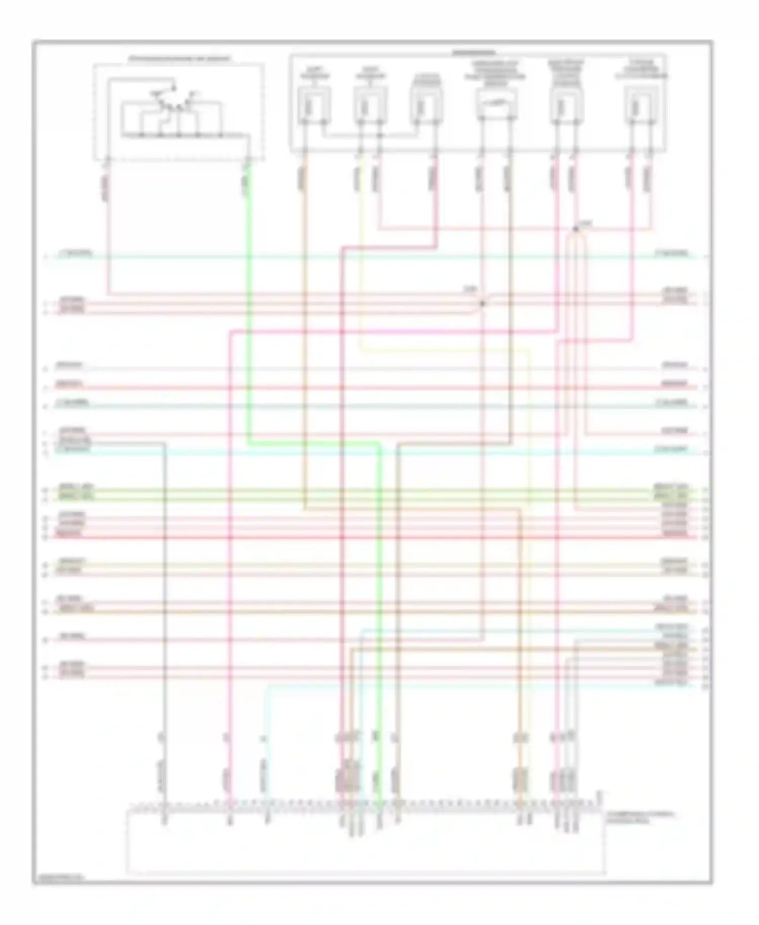 Escape Ford I facelift (2004-2007): Wiring diagram engine performance 3.0l (3 of 5)