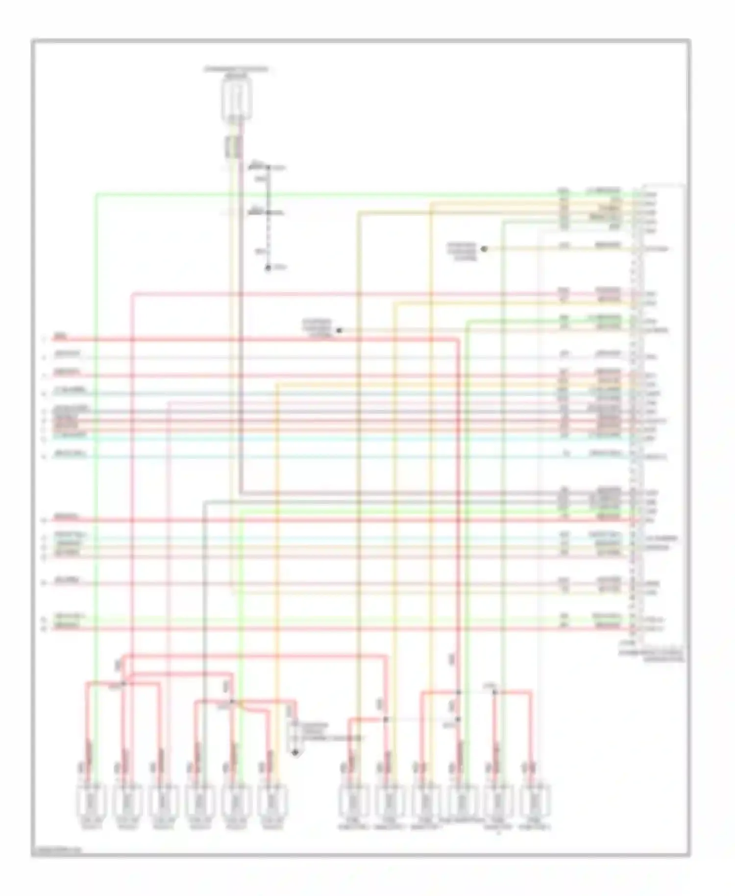 Escape Ford I facelift (2004-2007): Wiring diagram engine performance 3.0l (5 of 5)