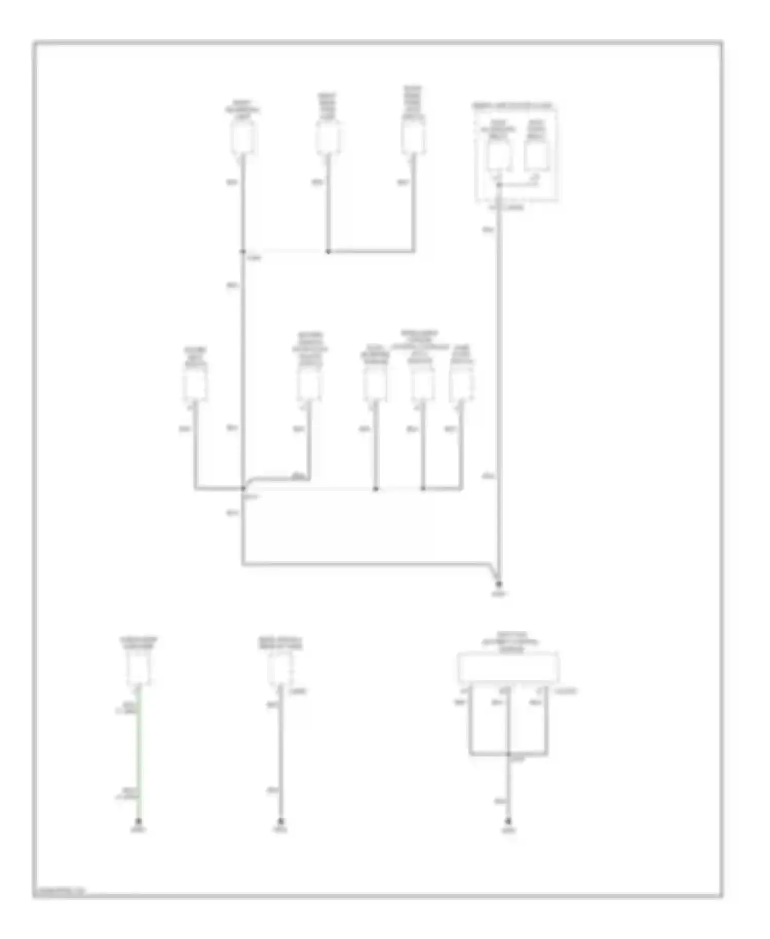 Escape Ford I facelift (2004-2007): Ground distribution circuit, hybrid (4 of 4)