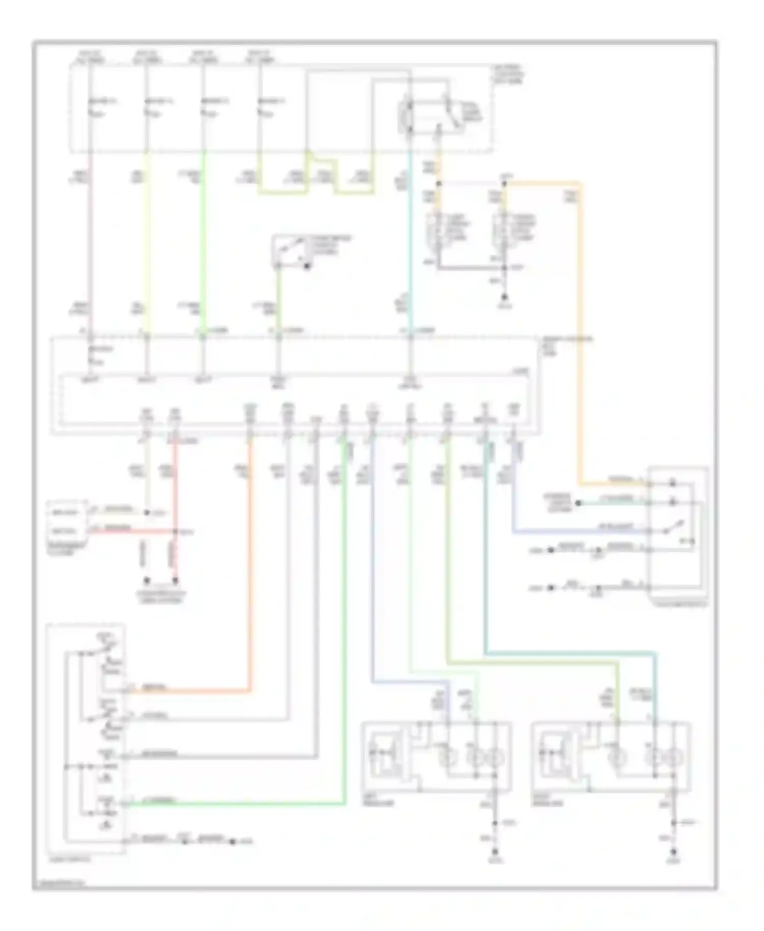 Escape Ford I facelift (2004-2007): Headlights circuit, hybrid