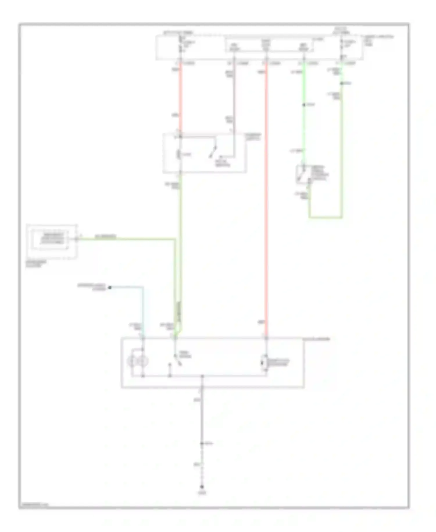Escape Ford I facelift (2004-2007): Shift interlock circuit, hybrid