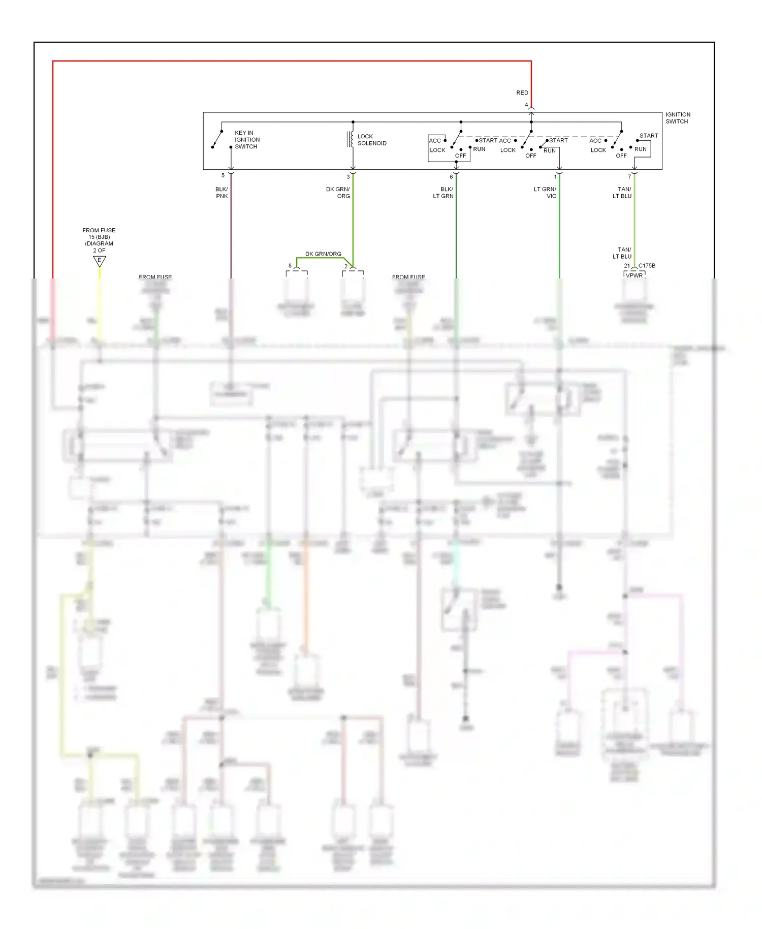 Ford Escape I facelift (2004-2007) intelligent torque coupling (itcc) module wiring diagram  (3 of 3)