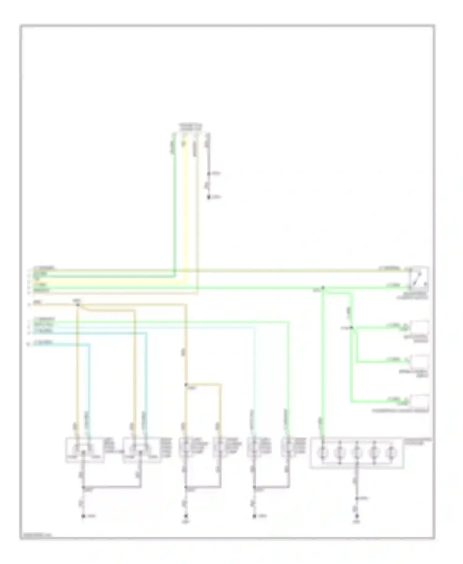 Wiring diagram left rear turn lamp for Ford Escape I facelift (2004-2007) (1 of 4)