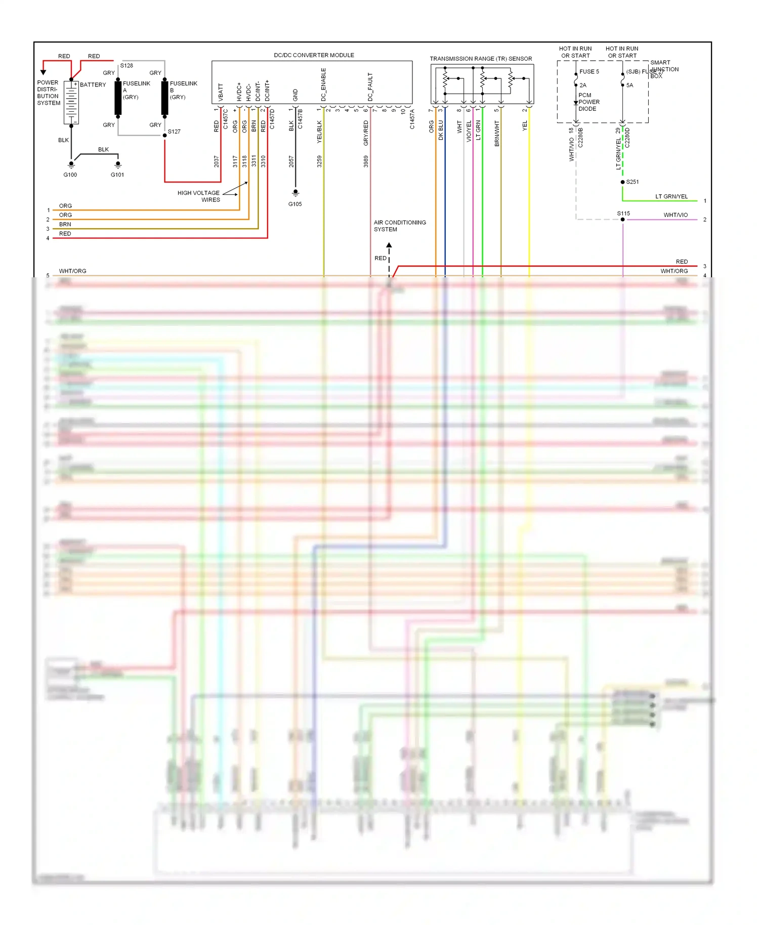 Ford Escape I facelift (2004-2007) mect wiring diagram  (1 of 1)