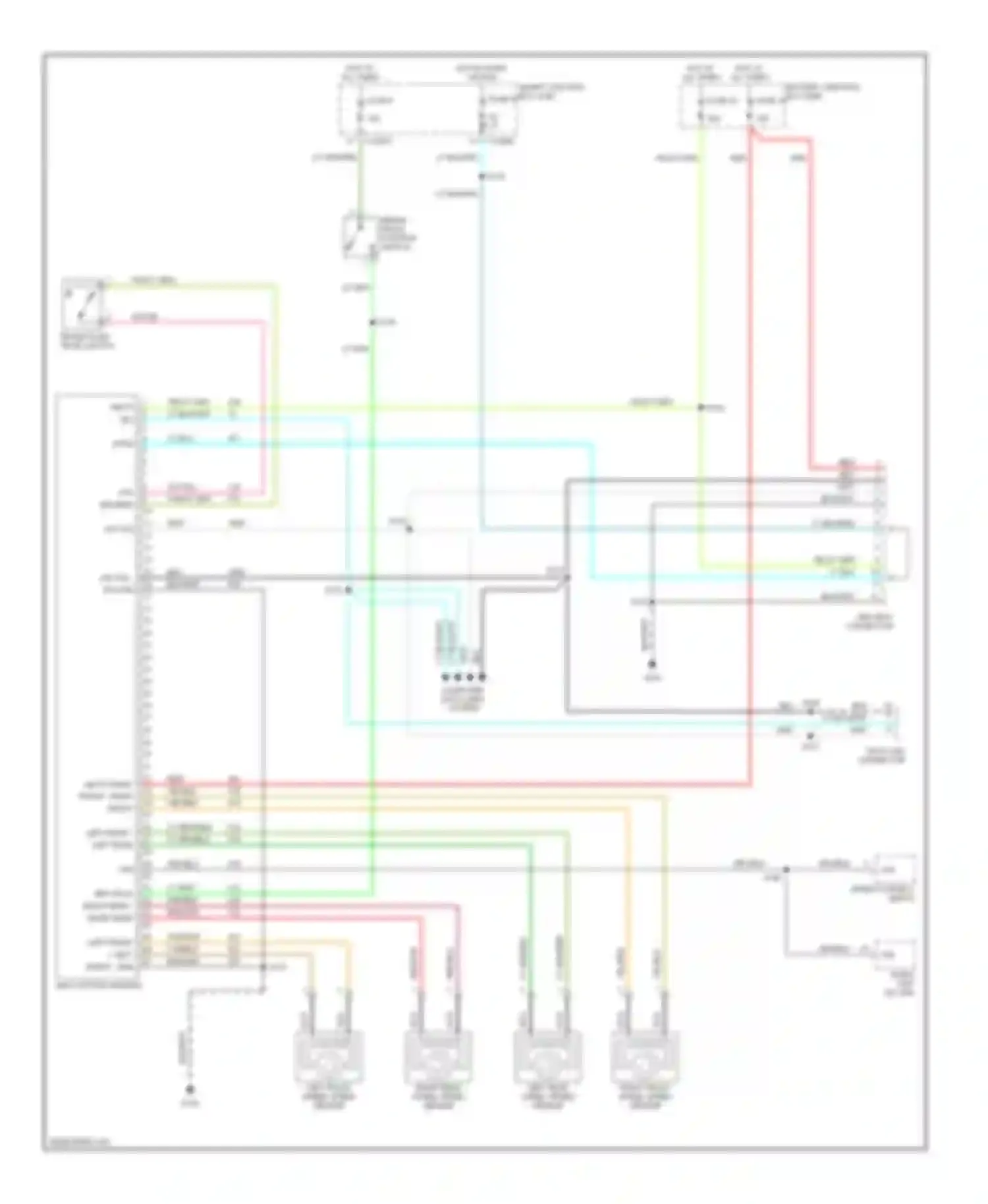 Wiring diagram yel/blk for Ford Escape I facelift (2004-2007) (3 of 22)