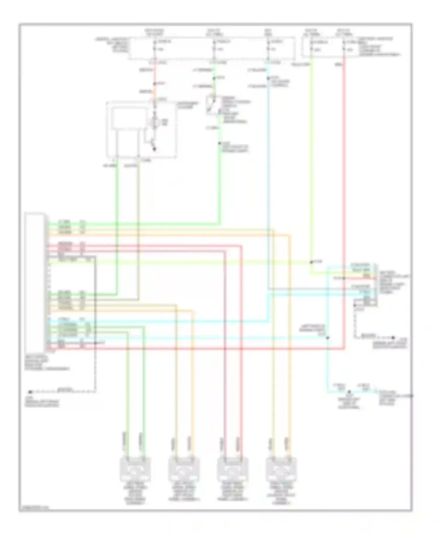 Escape Ford I (2000-2004): Anti-lock brake circuits