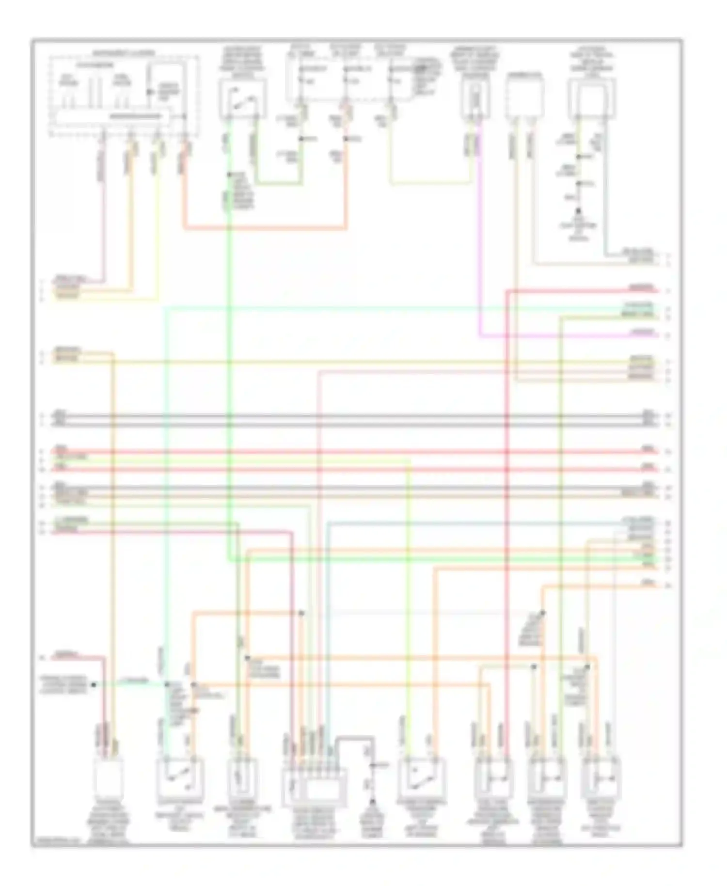 Escape Ford I (2000-2004): Wiring diagram engine performance 2.0ls (2 of 3)