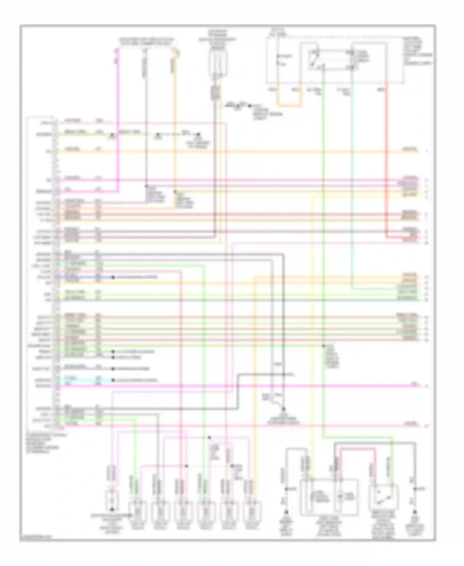 Escape Ford I (2000-2004): Wiring diagram engine performance 3.0ls (1 of 4)