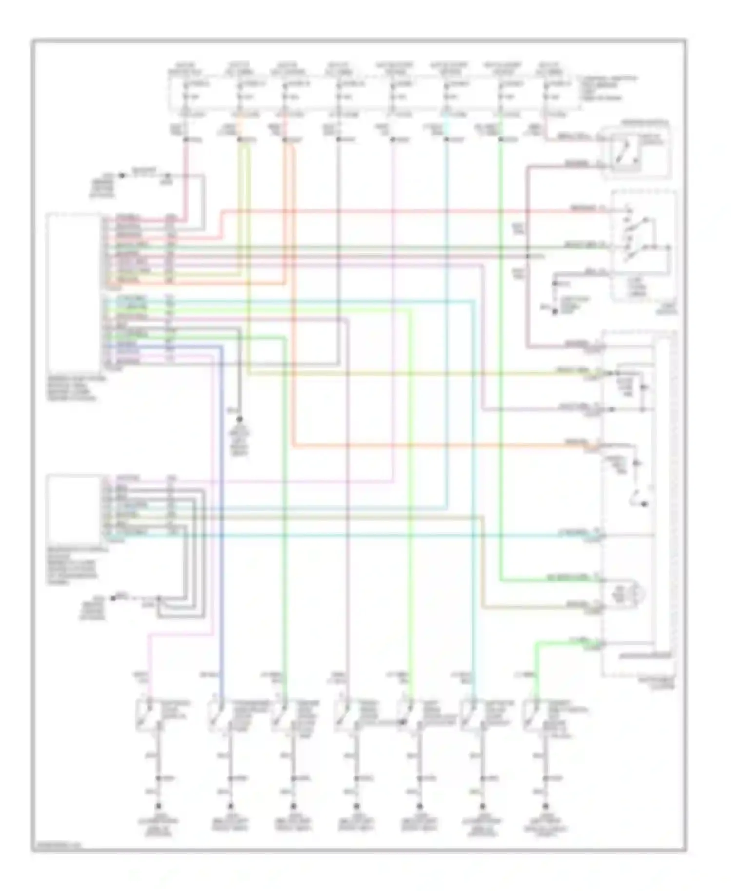 Escape Ford I (2000-2004): Warning system circuits