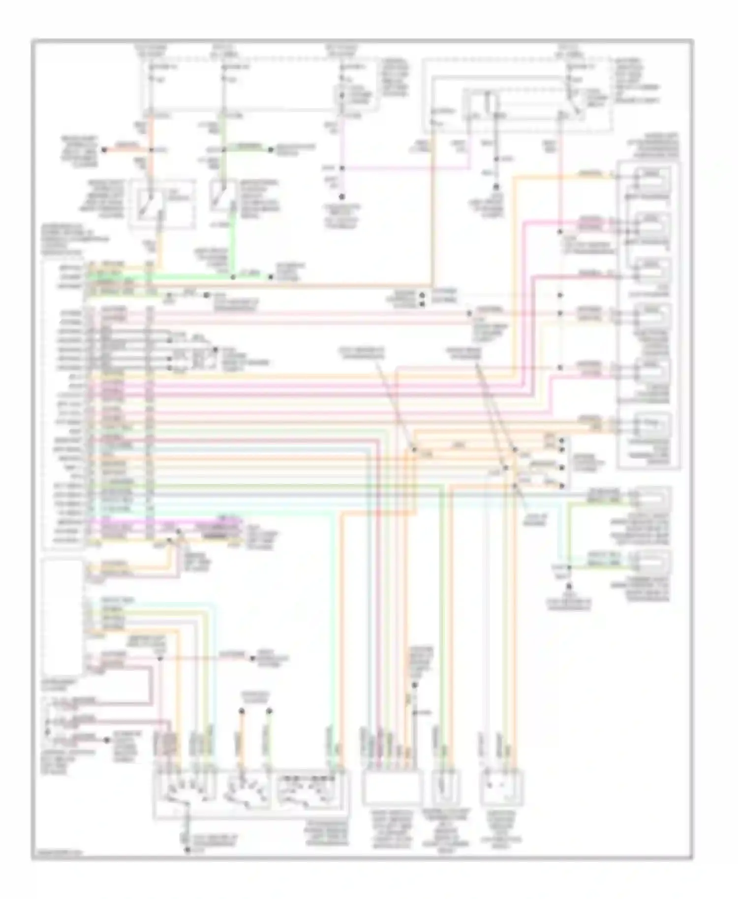 Wiring diagram blk/pnk for Ford Escape I (2000-2004) (1 of 10)