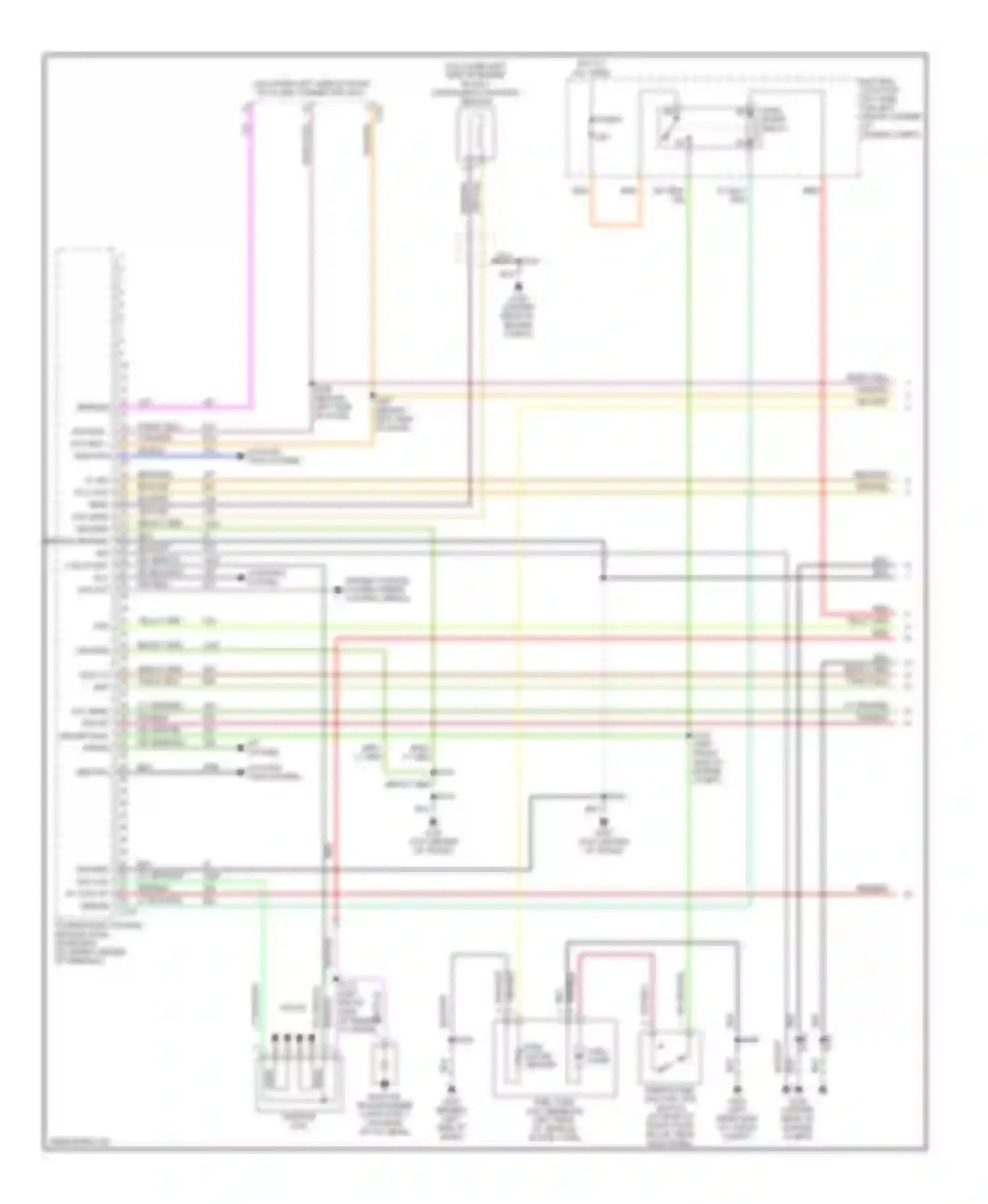Wiring diagram gry/yel for Ford Escape I (2000-2004) (1 of 4)