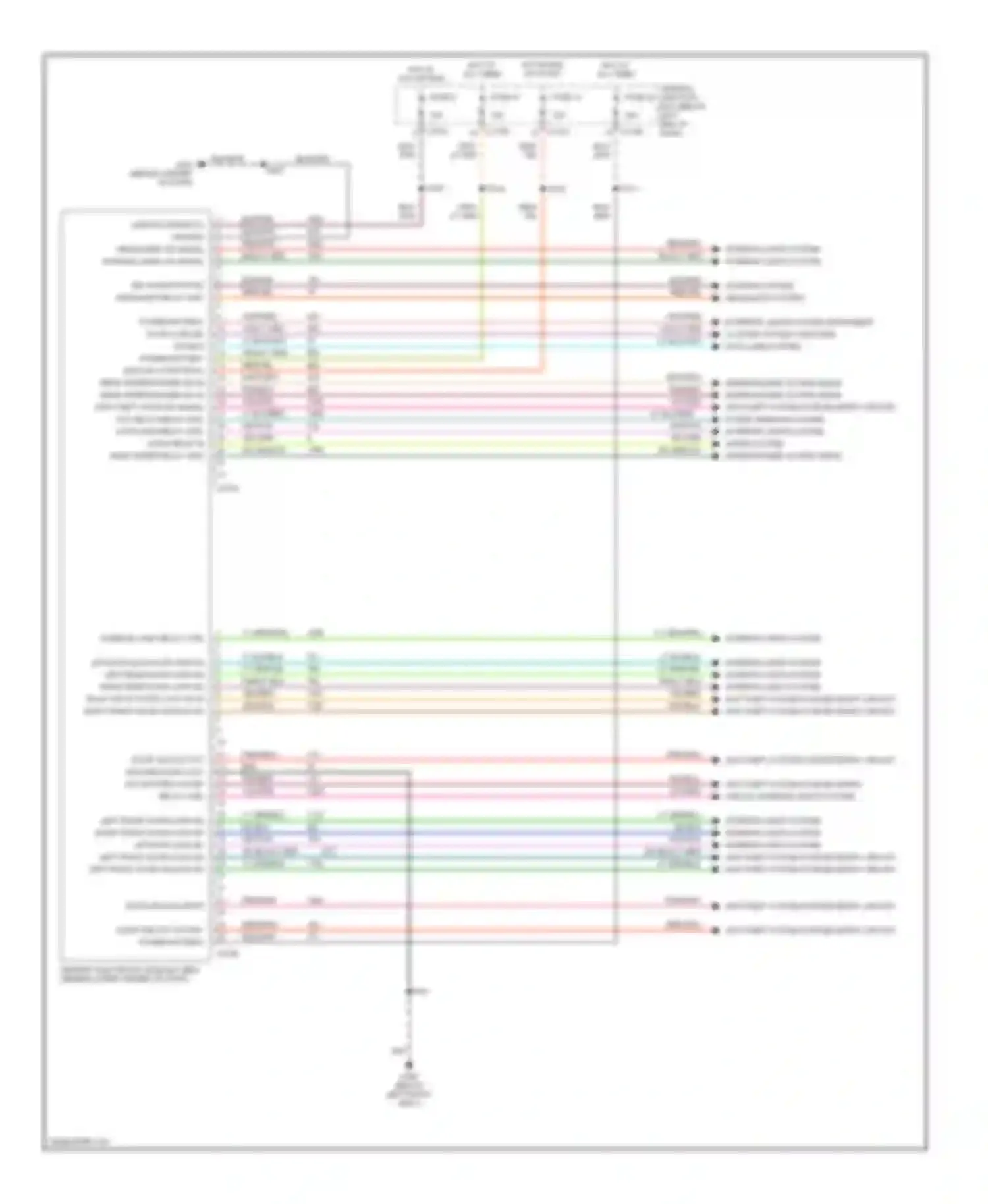 Wiring diagram hot in run or start for Ford Escape I (2000-2004) (7 of 22)