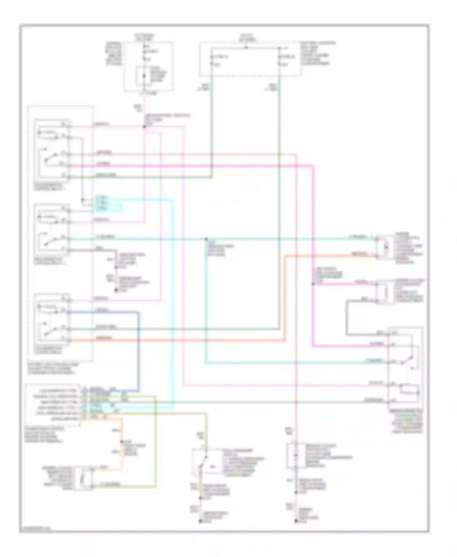 Wiring diagram lt blu for Ford Escape I (2000-2004) (3 of 33)
