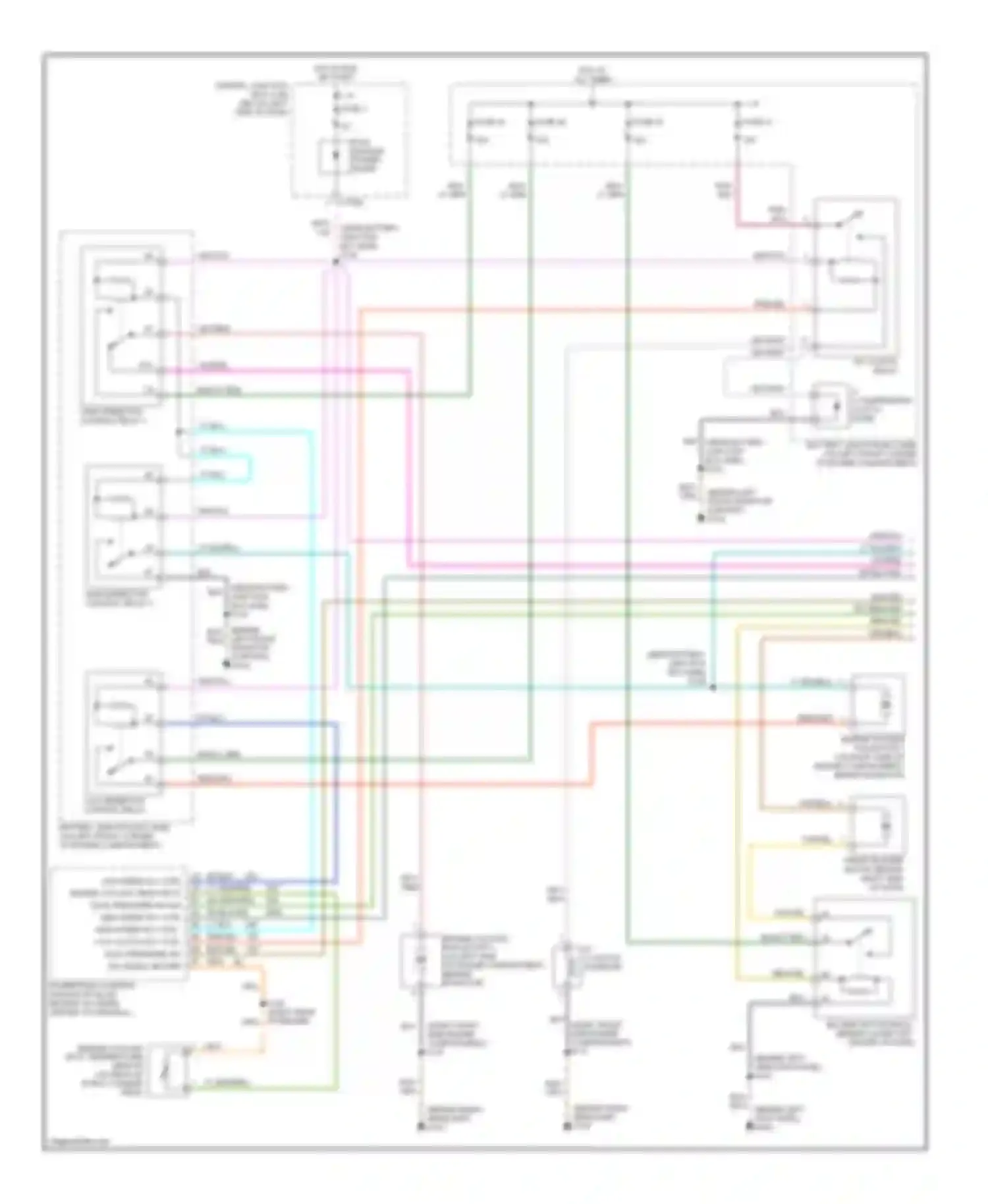 Wiring diagram lt grn for Ford Escape I (2000-2004) (1 of 37)
