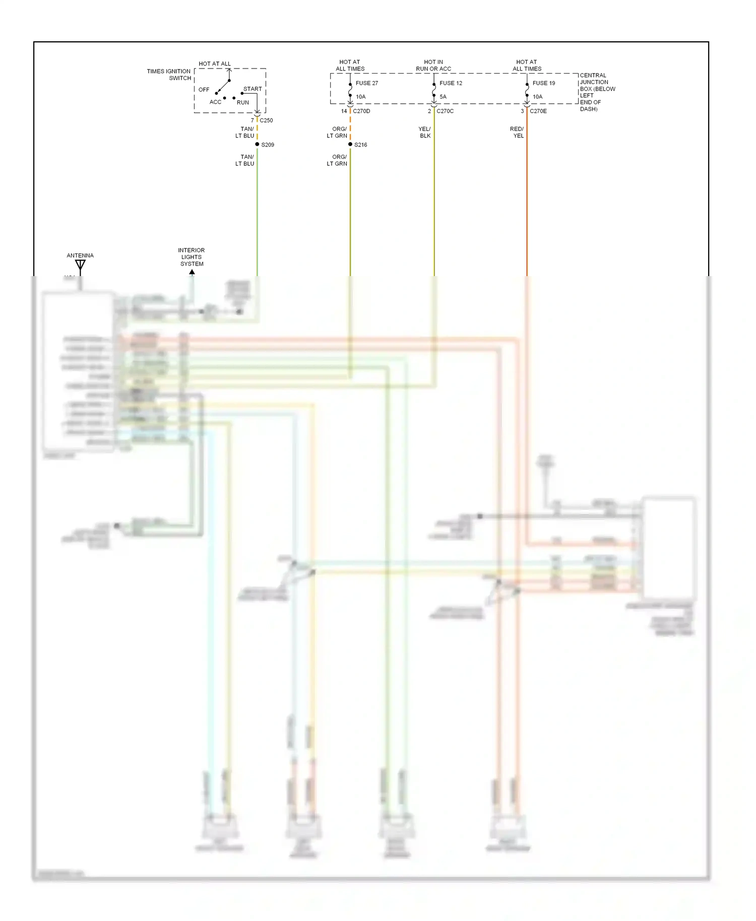 Ford Escape I (2000-2004) off wiring diagram  (6 of 11)