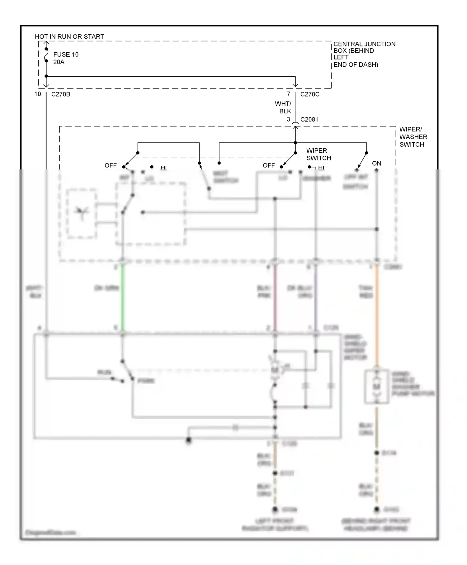 Ford Escape I (2000-2004) off wiring diagram  (4 of 11)