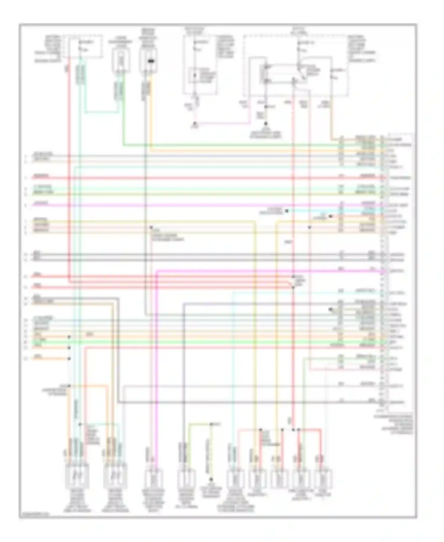 Wiring diagram red for Ford Escape I (2000-2004) (16 of 44)