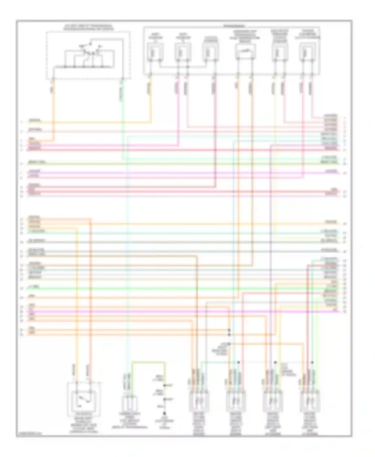 Wiring diagram shift solenoid for Ford Escape I (2000-2004) (1 of 1)