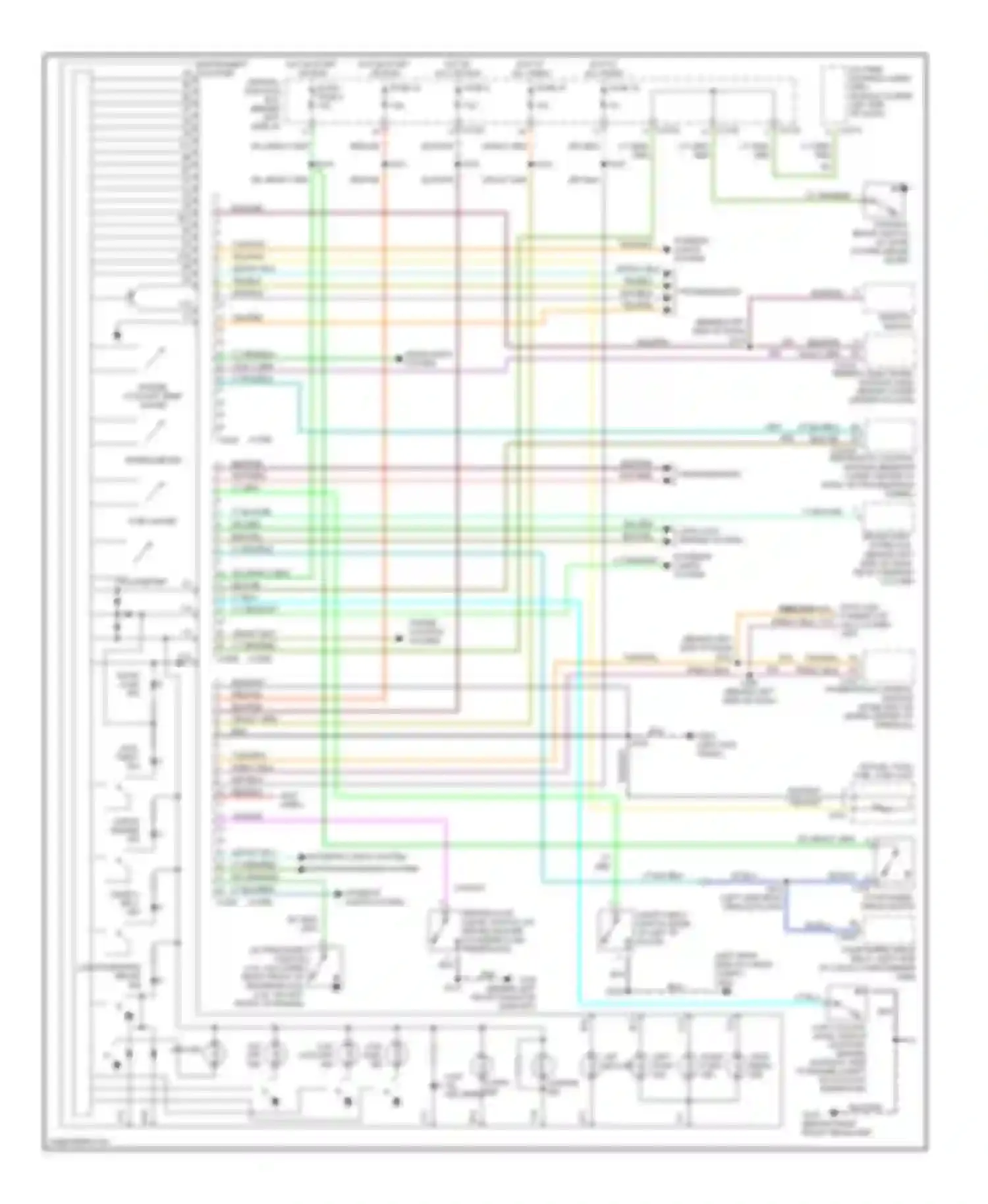 Wiring diagram wht for Ford Escape I (2000-2004) (22 of 41)