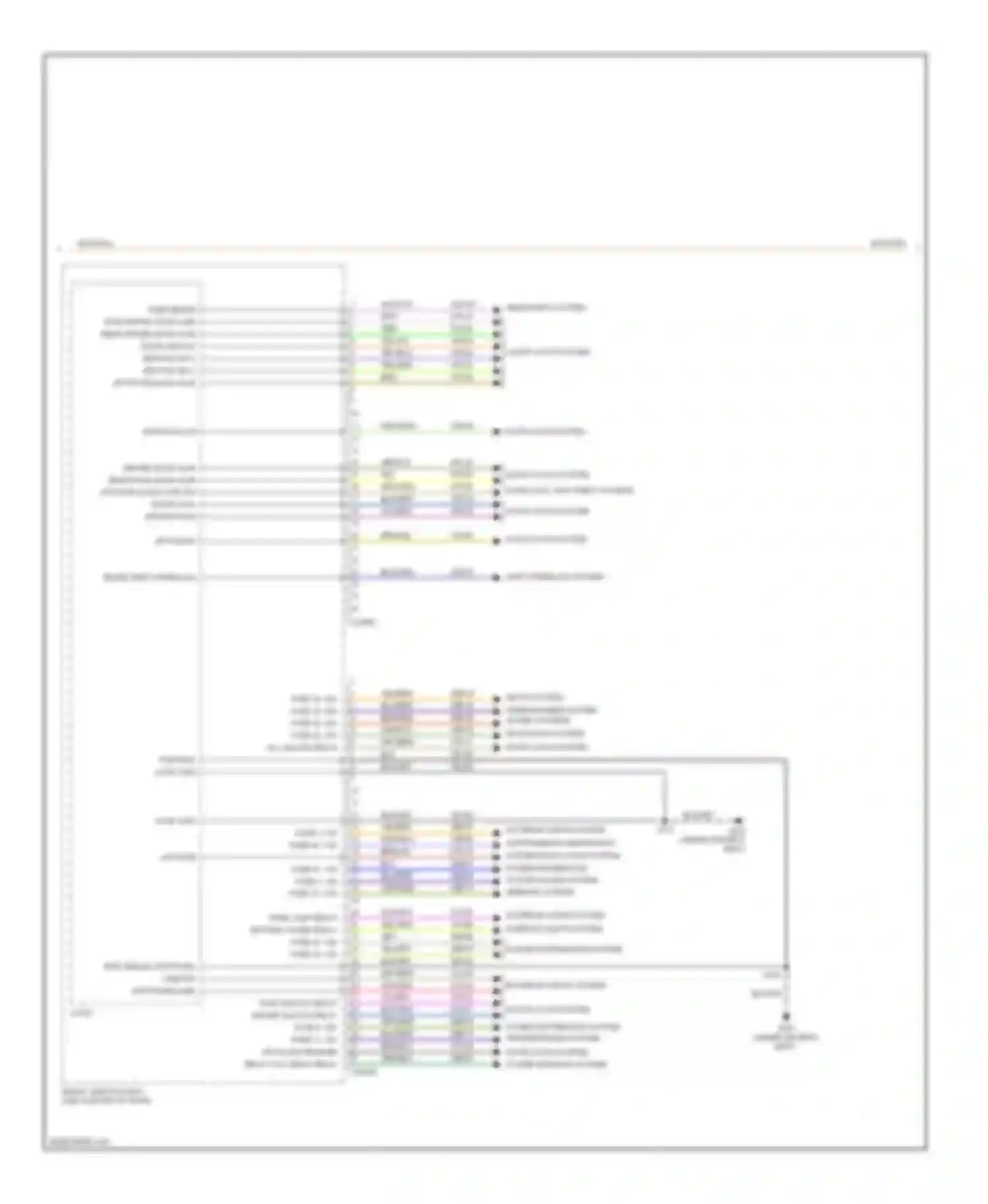 Escape Ford II (2007-2012): Body control modules circuit, except hybrid (2 of 3)