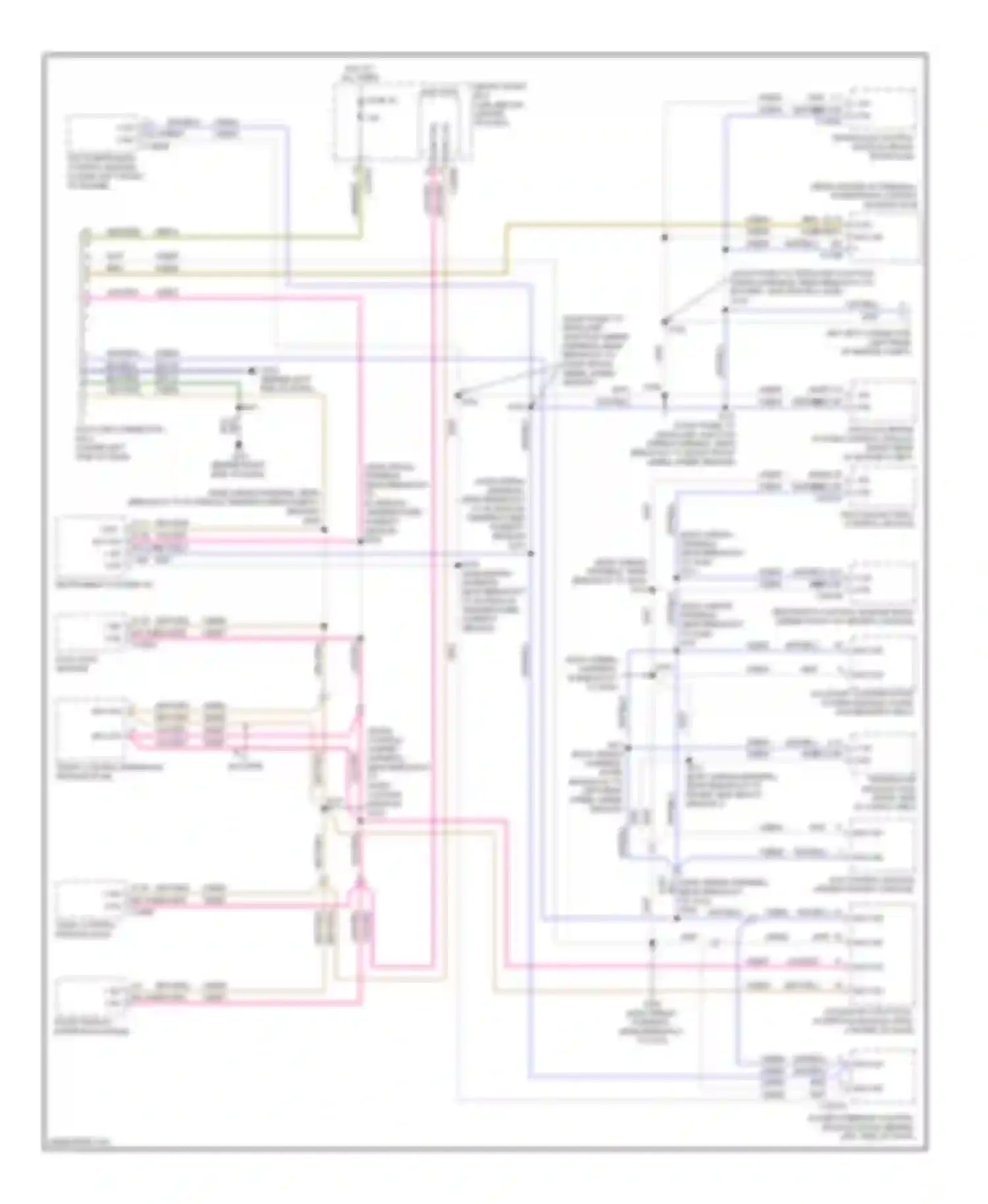 Escape Ford II (2007-2012): Computer data lines circuit, hybrid without gps