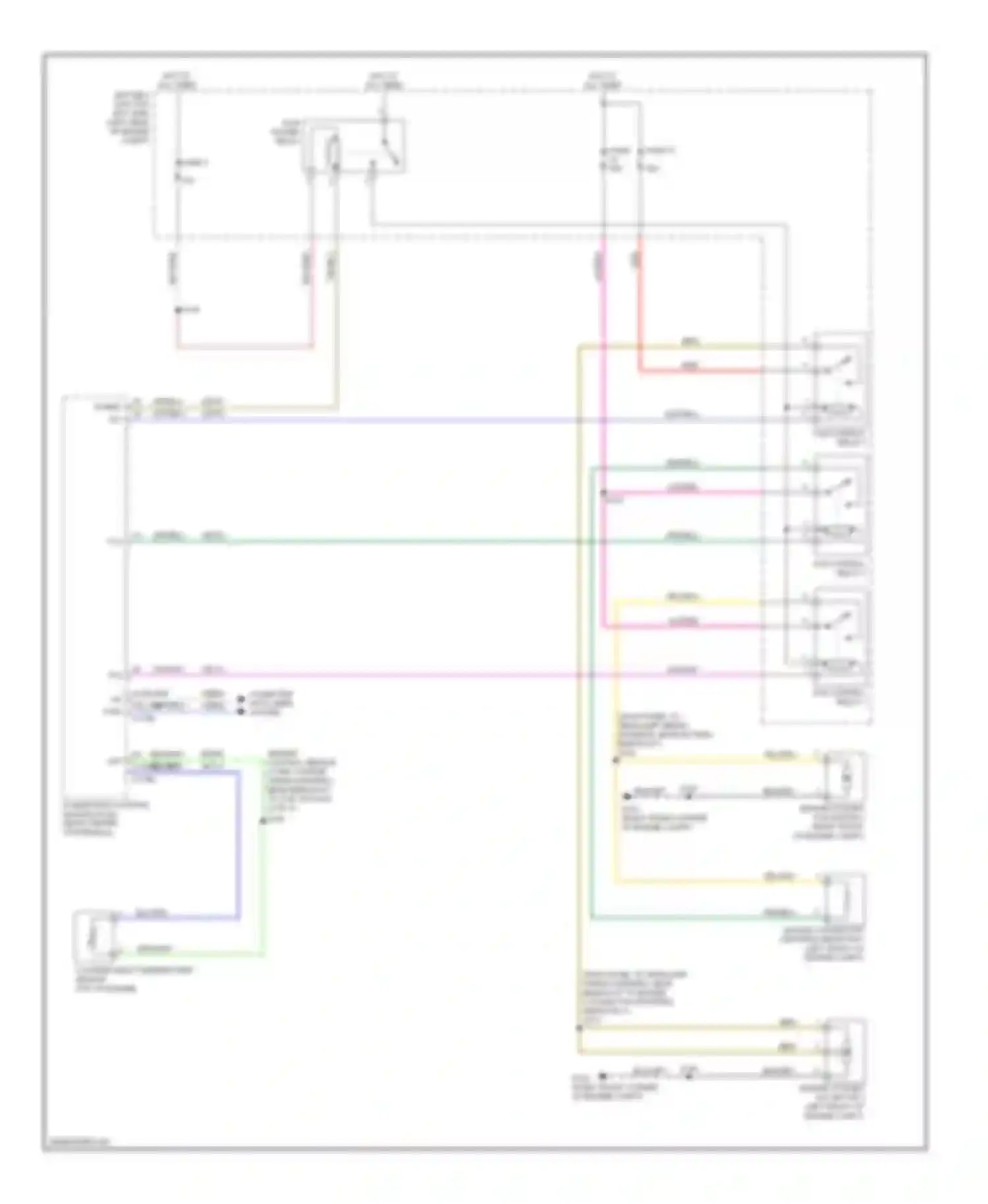 Escape Ford II (2007-2012): Cooling fan circuit, hybrid