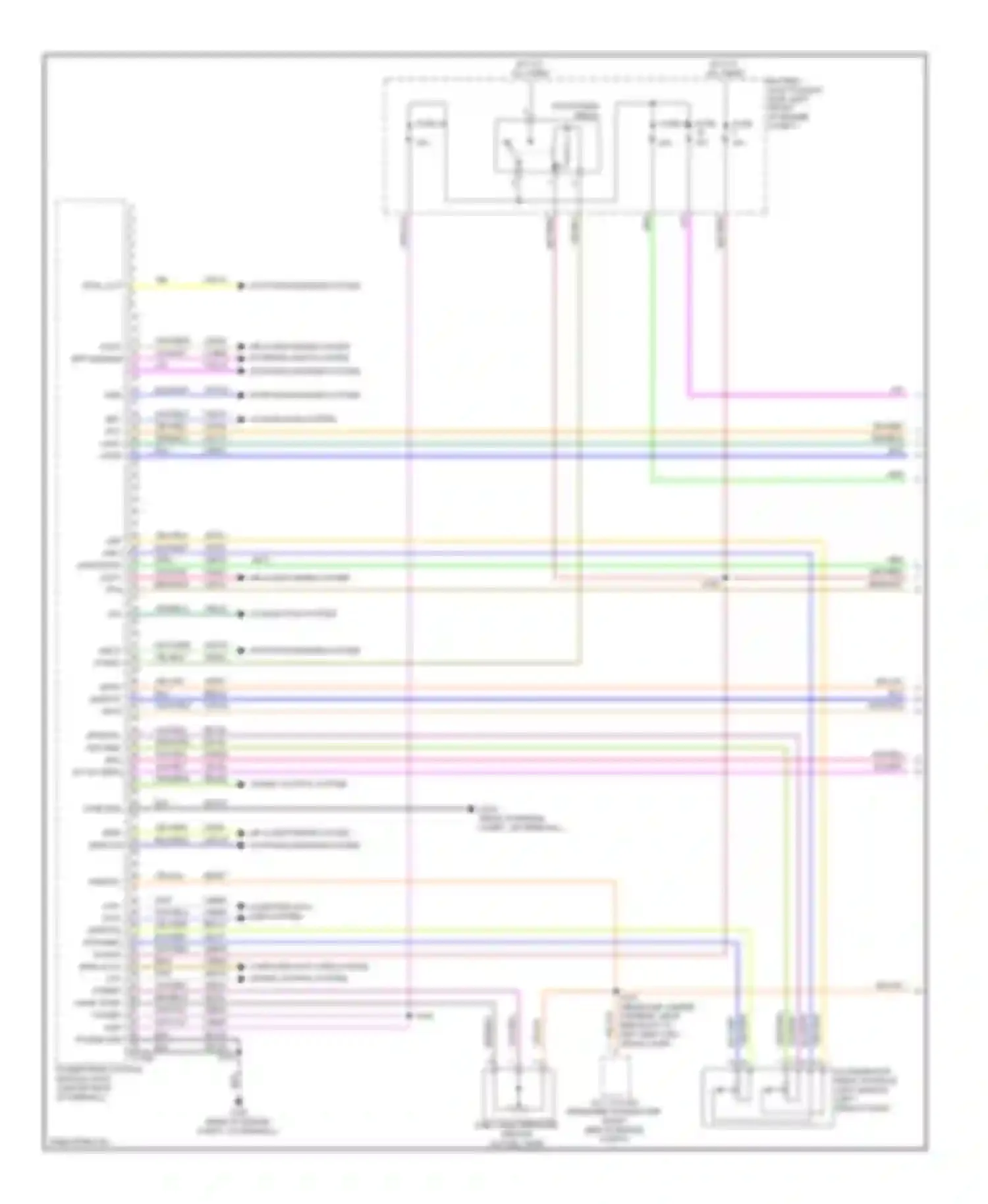 Escape Ford II (2007-2012): Wiring diagram engine performance 2.5l, except hybrid (1 of 5)