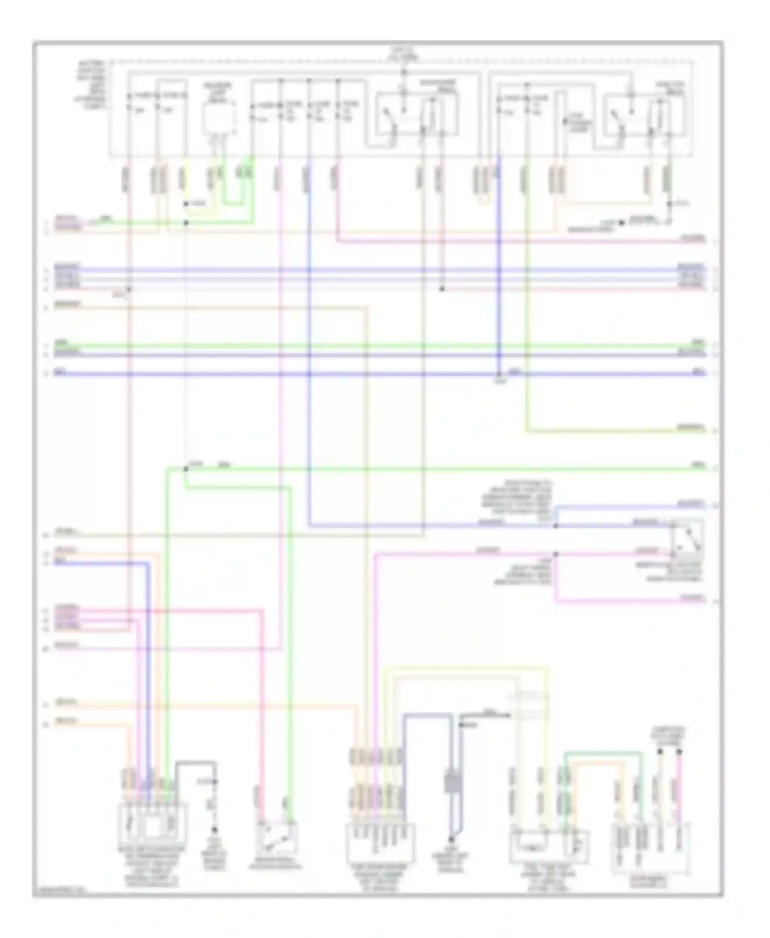 Escape Ford II (2007-2012): Wiring diagram engine performance 2.5l, hybrid (2 of 6)