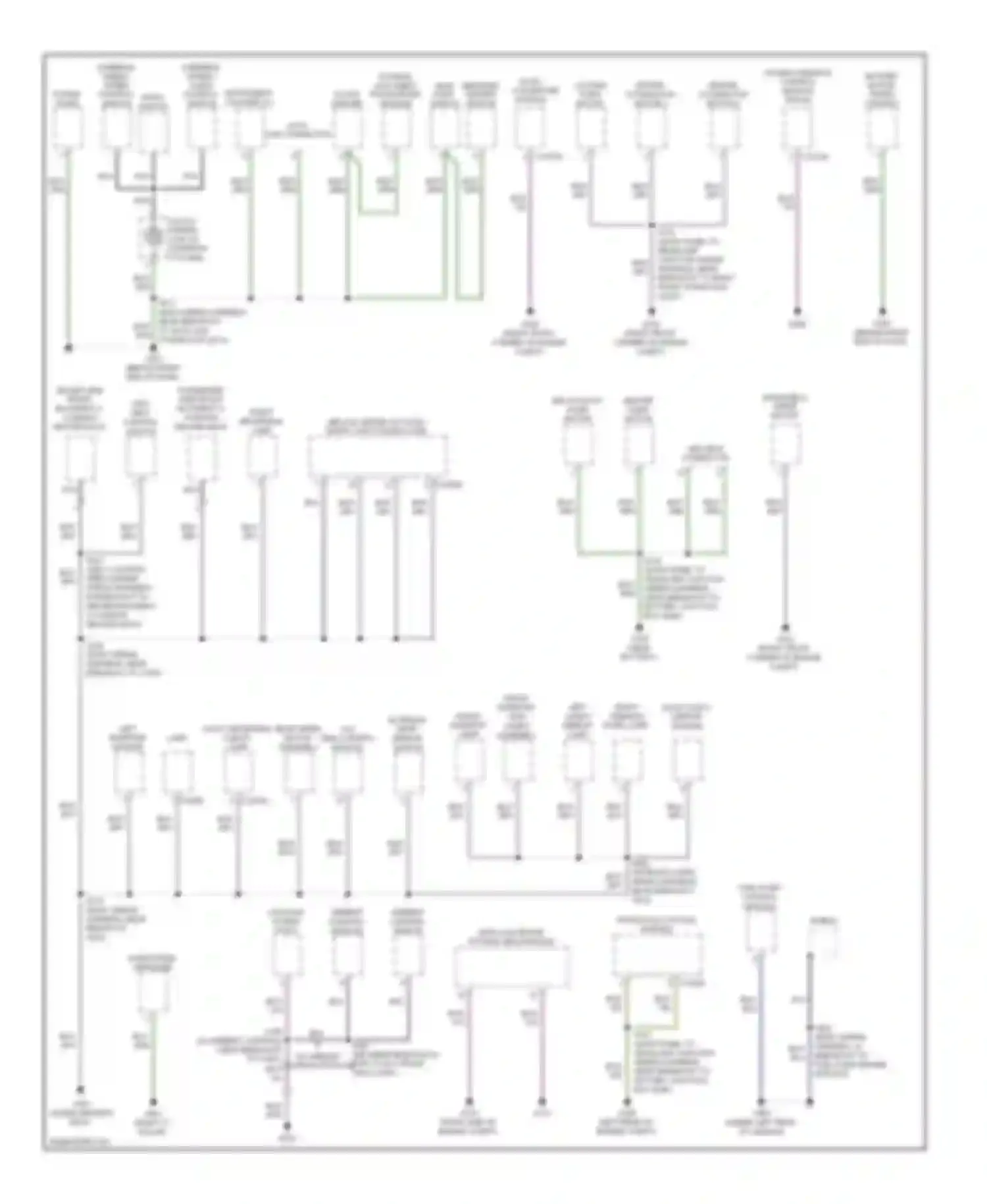 Escape Ford II (2007-2012): Ground distribution circuit, hybrid (2 of 3)