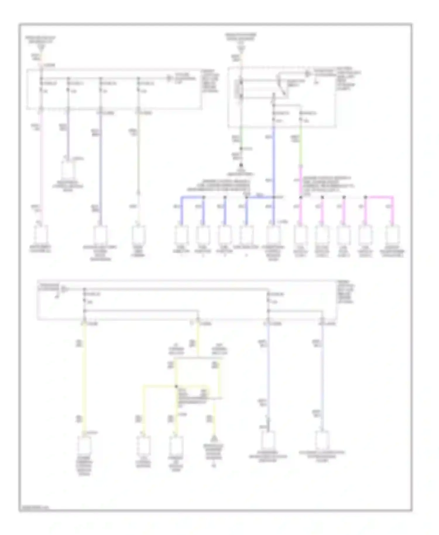 Escape Ford II (2007-2012): Power distribution circuit, hybrid (5 of 5)