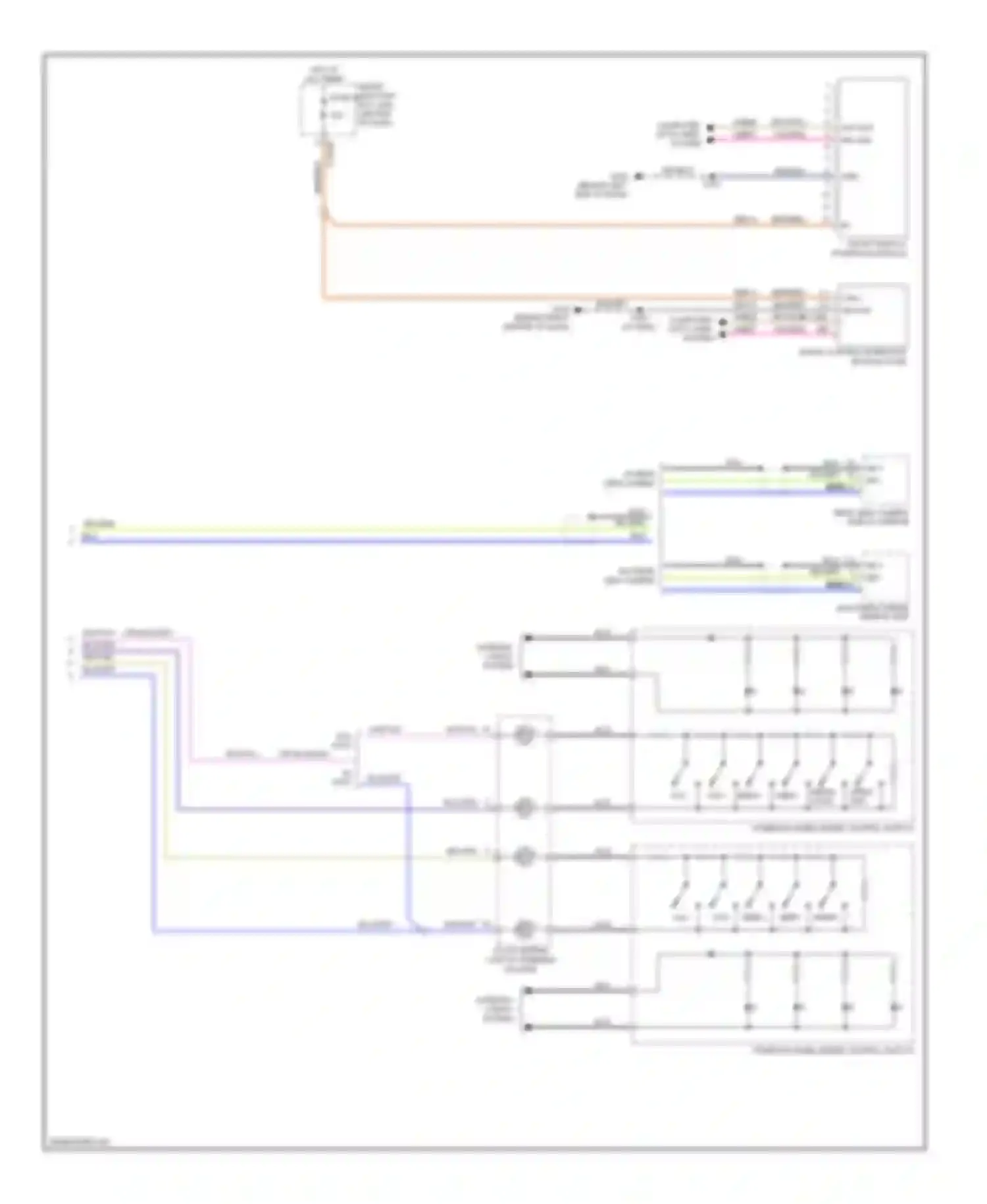 Escape Ford II (2007-2012): Premium radio circuit, hybrid with audio amplifier (2 of 2)