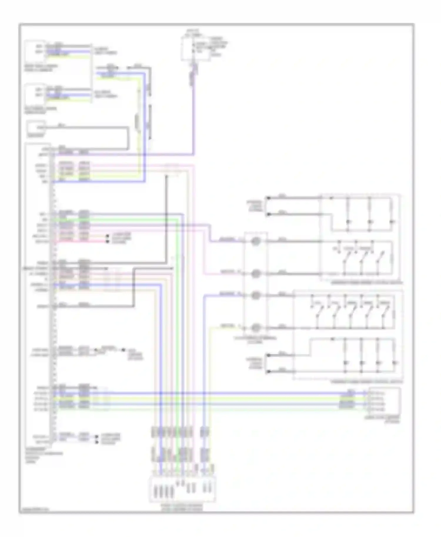 Escape Ford II (2007-2012): Sync radio circuit, except hybrid