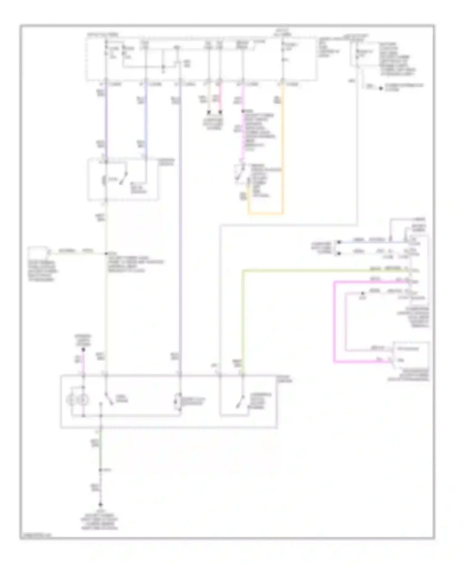 Escape Ford II (2007-2012): Shift interlock circuit