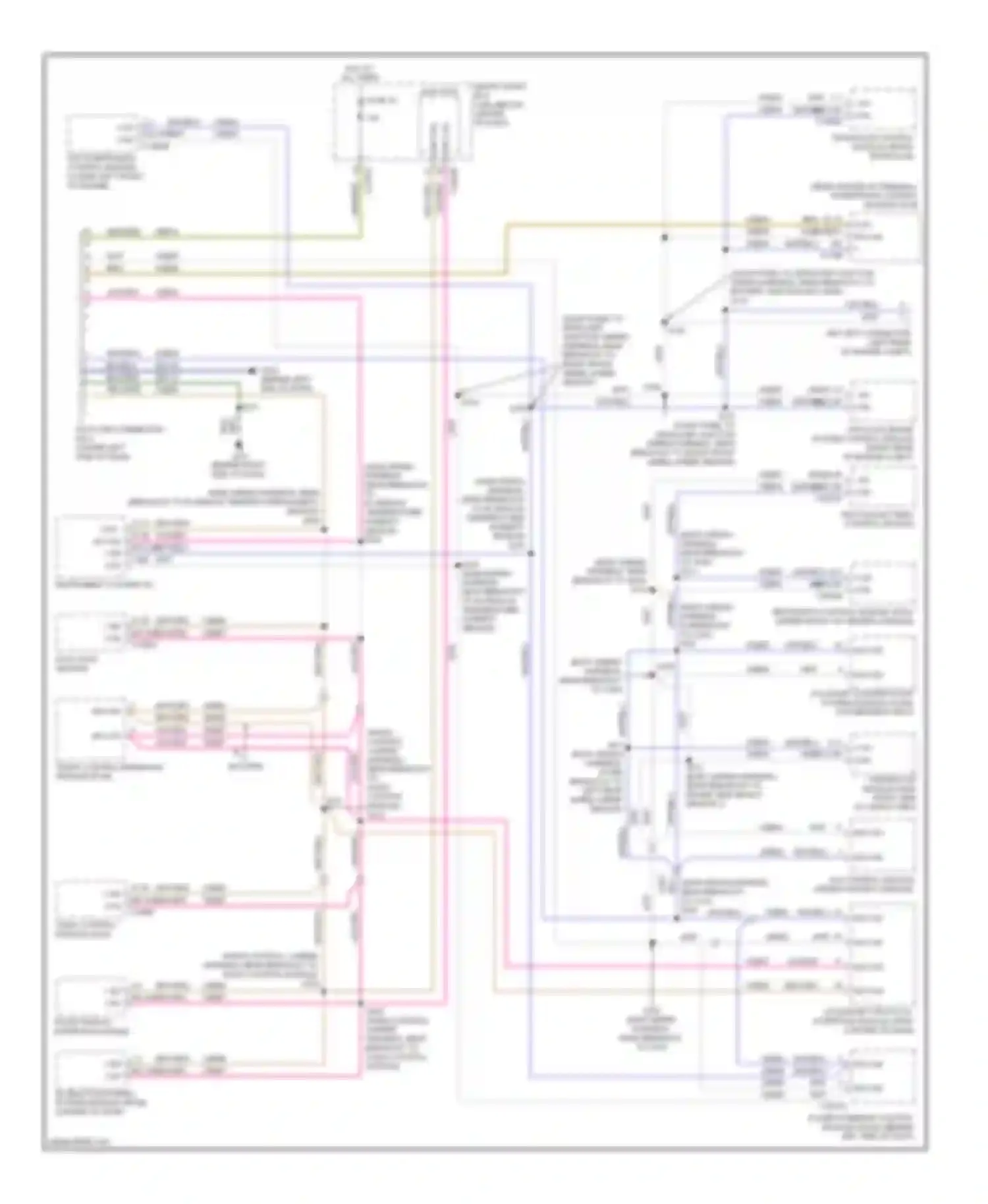 Wiring diagram 12 13 25 26 ms can + ms can - hs can + hs can - for Ford Escape II (2007-2012) (3 of 4)