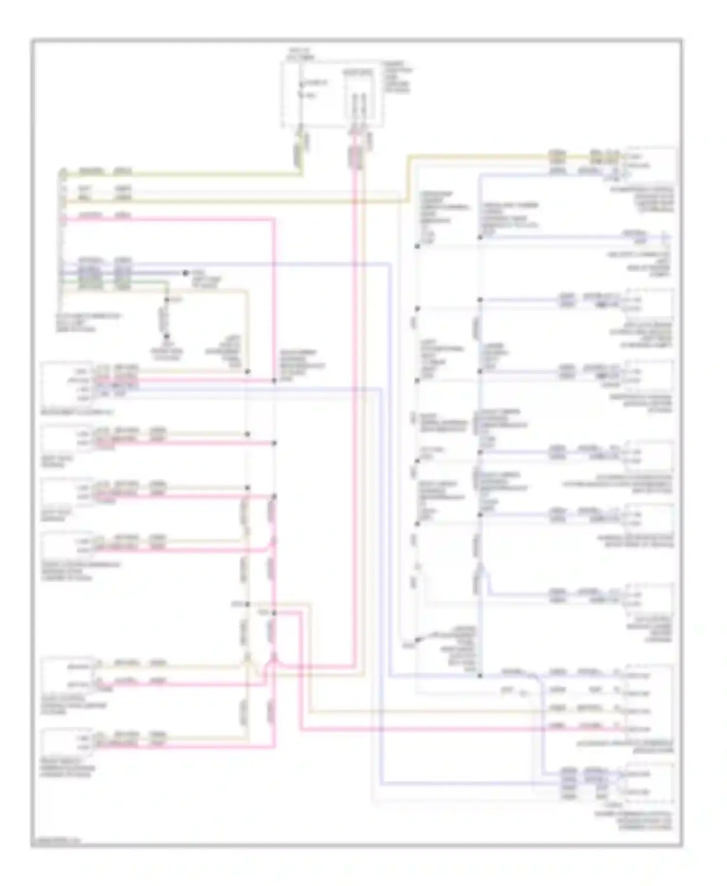 Wiring diagram 4 5 ms can + ms can - for Ford Escape II (2007-2012) (2 of 4)