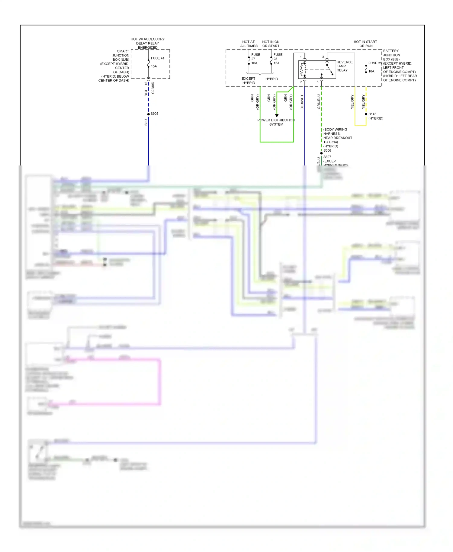 Ford Escape II (2007-2012) audio control module (acm) wiring diagram  (3 of 10)