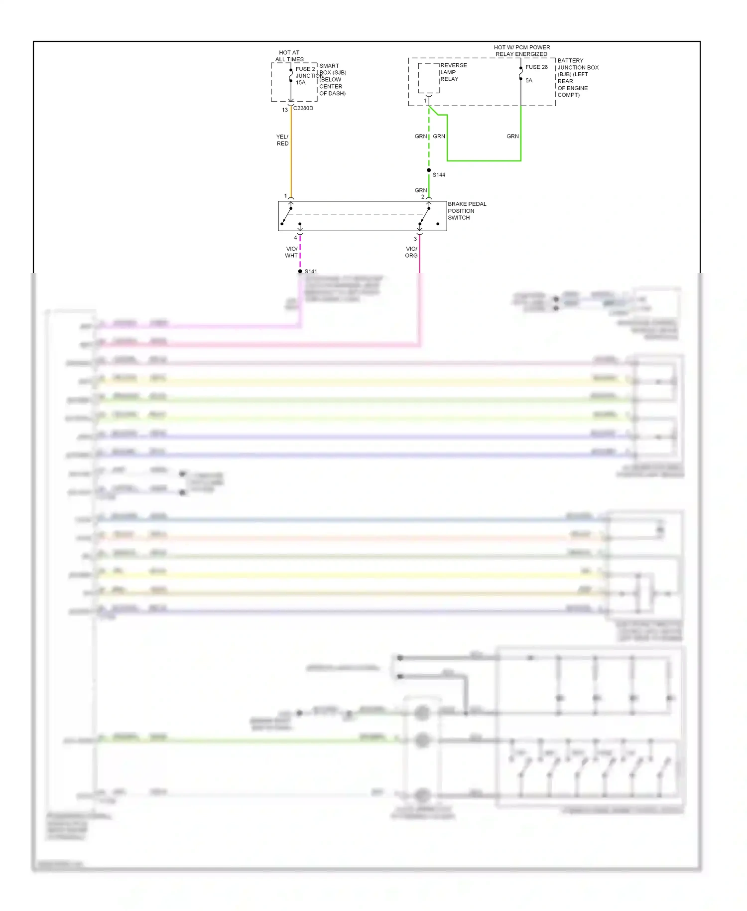 Ford Escape II (2007-2012) bpp wiring diagram  (1 of 3)