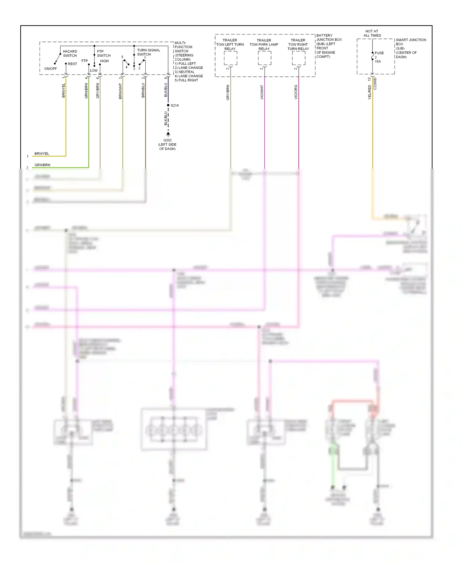 Ford Escape II (2007-2012) bpp wiring diagram  (2 of 3)