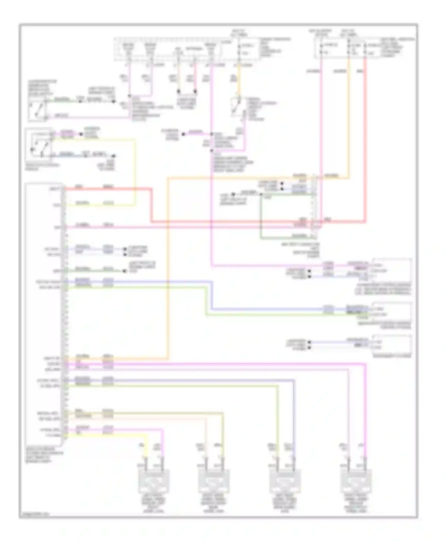 Wiring diagram computer data lines system for Ford Escape II (2007-2012) (1 of 47)