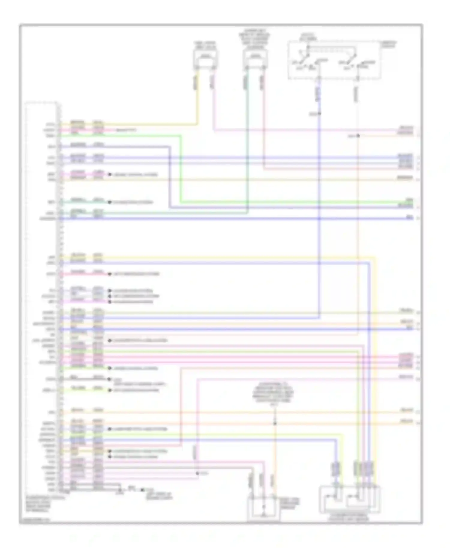 Wiring diagram cruise control system for Ford Escape II (2007-2012) (3 of 5)