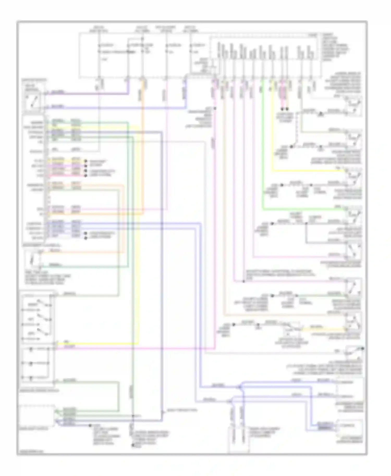 Wiring diagram early production for Ford Escape II (2007-2012) (3 of 6)