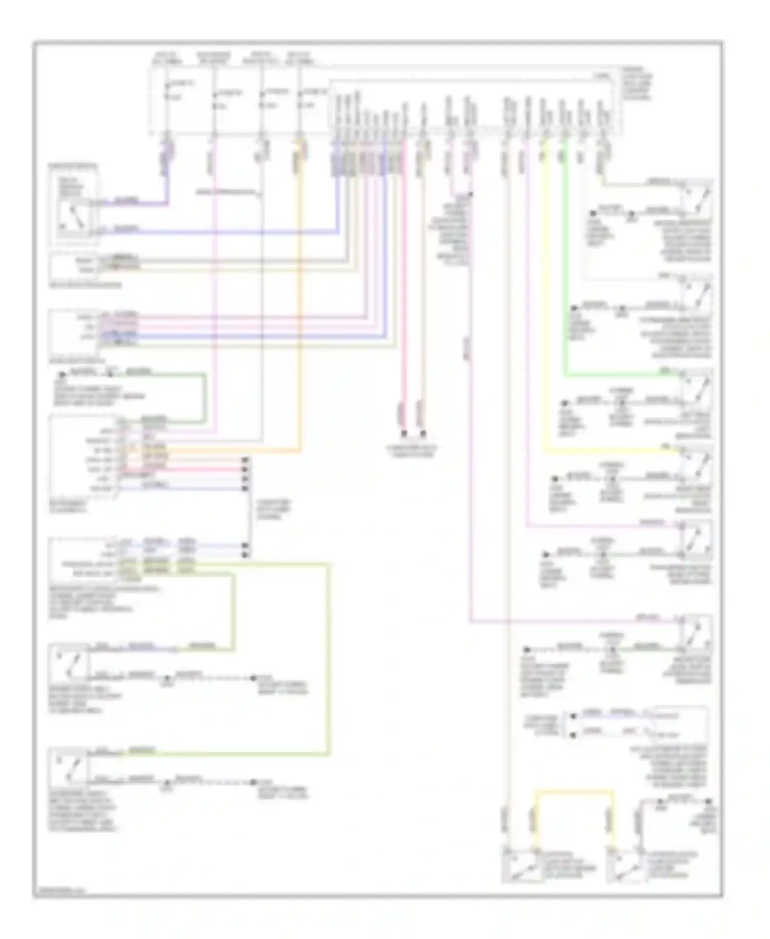 Wiring diagram early production for Ford Escape II (2007-2012) (4 of 6)