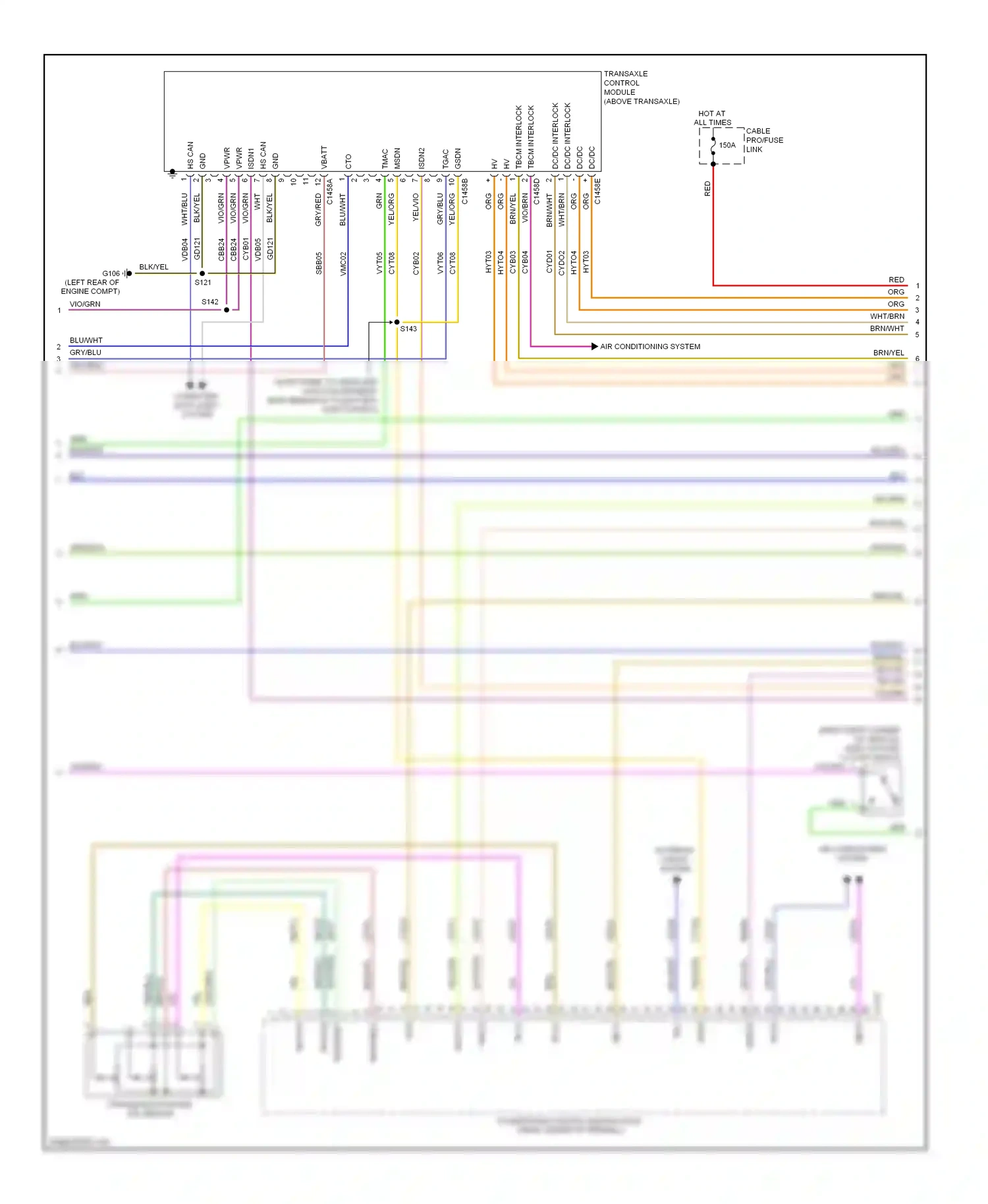 Ford Escape II (2007-2012) mect wiring diagram  (1 of 1)